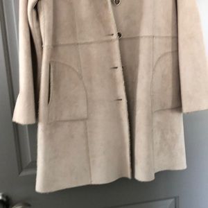 CAbi shearling and suede jacket